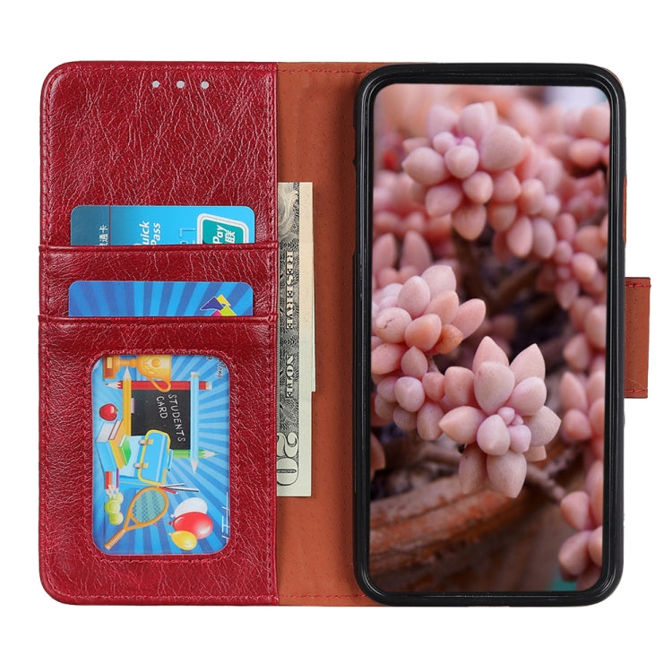 For iPhone 16 Nappa Texture Leather Case(Red) - iPhone 16 Cases by PMC Jewellery | Online Shopping South Africa | PMC Jewellery | Buy Now Pay Later Mobicred