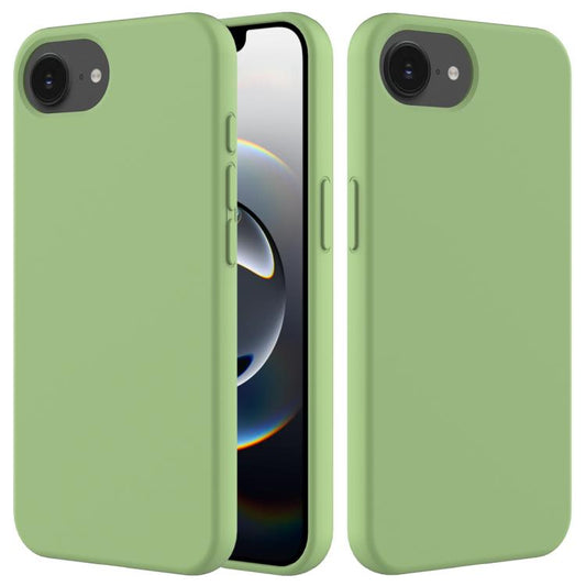 For iPhone 16e Solid Color Silicone Phone Case(Mint Green) - iPhone 16e Cases by PMC Jewellery | Online Shopping South Africa | PMC Jewellery | Buy Now Pay Later Mobicred