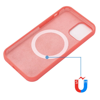 For iPhone 15 Shockproof Silicone Magsafe Phone Case(Pink Orange) - iPhone 15 Cases by PMC Jewellery | Online Shopping South Africa | PMC Jewellery