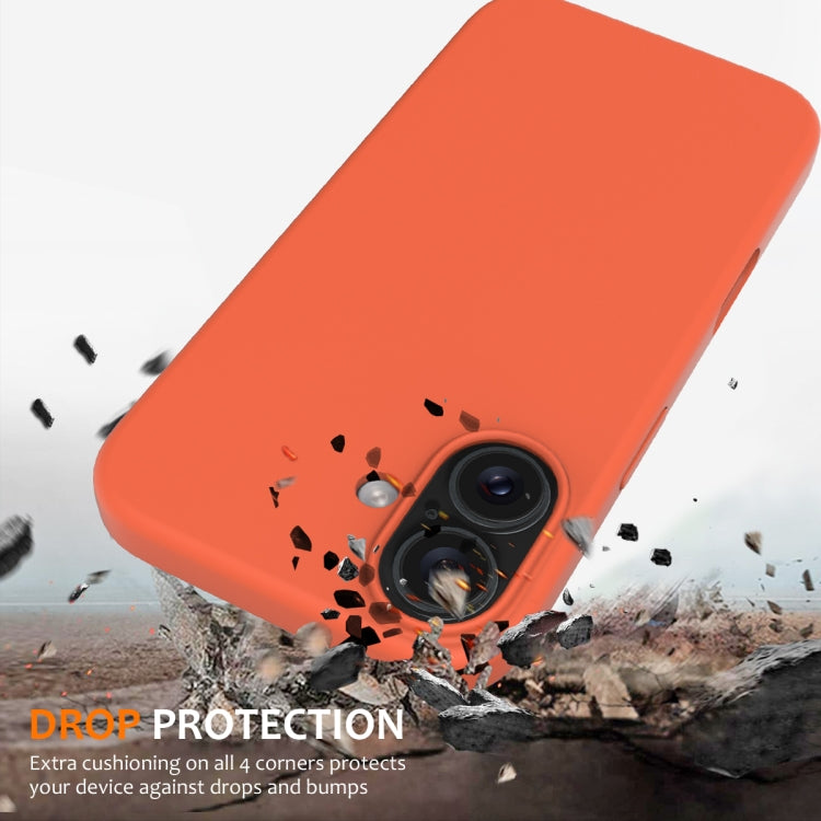 For iPhone 16 Plus Shockproof Silicone Magsafe Phone Case(Gold Orange) - iPhone 16 Plus Cases by PMC Jewellery | Online Shopping South Africa | PMC Jewellery | Buy Now Pay Later Mobicred