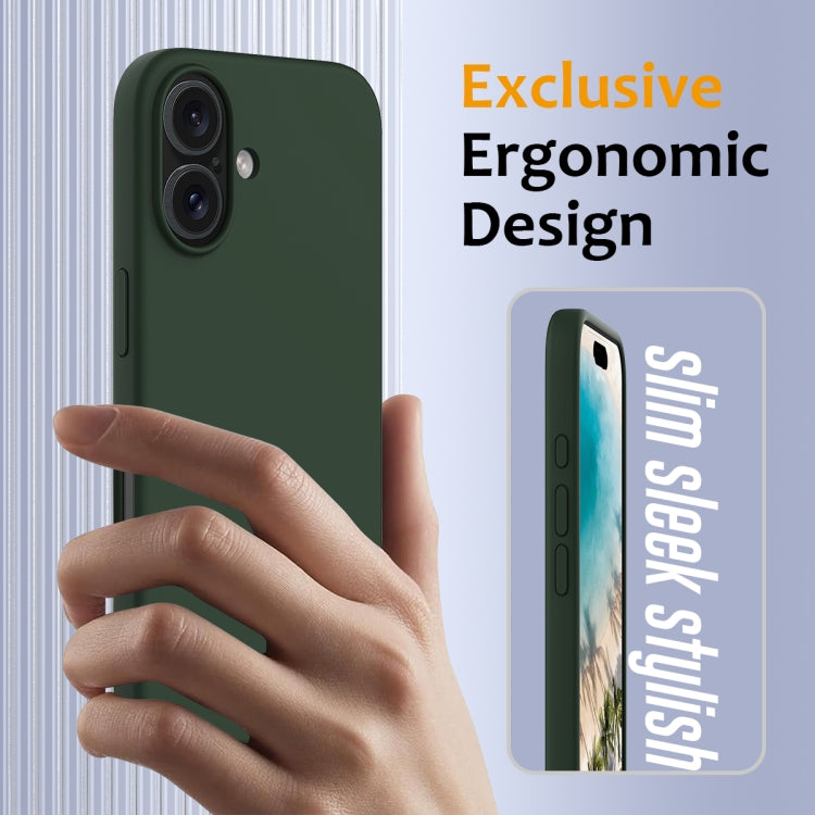 For iPhone 16 Shockproof Silicone Magsafe Phone Case(Dark Green) - free shipping - PMC TechLife - Order now!