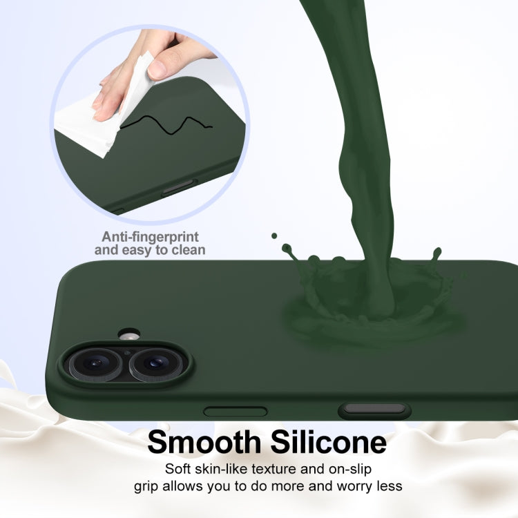 For iPhone 16 Shockproof Silicone Magsafe Phone Case(Dark Green) - free shipping - PMC TechLife - Order now!