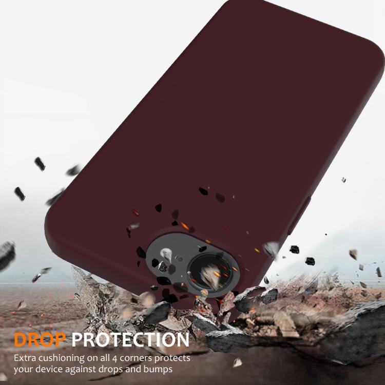 For iPhone 16e Shockproof Silicone Magsafe Phone Case(Plum Color) - free shipping - PMC TechLife - Order now!