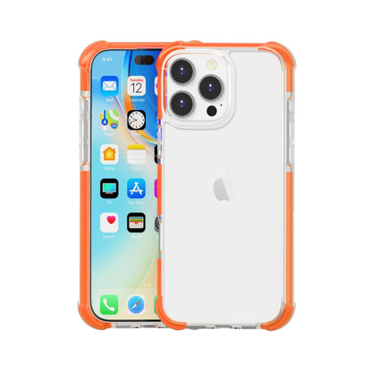 For iPhone 16 Pro Max Four-corner Shockproof TPU + Acrylic Phone Case(Orange) - iPhone 16 Pro Max Cases by PMC Jewellery | Online Shopping South Africa | PMC Jewellery | Buy Now Pay Later Mobicred