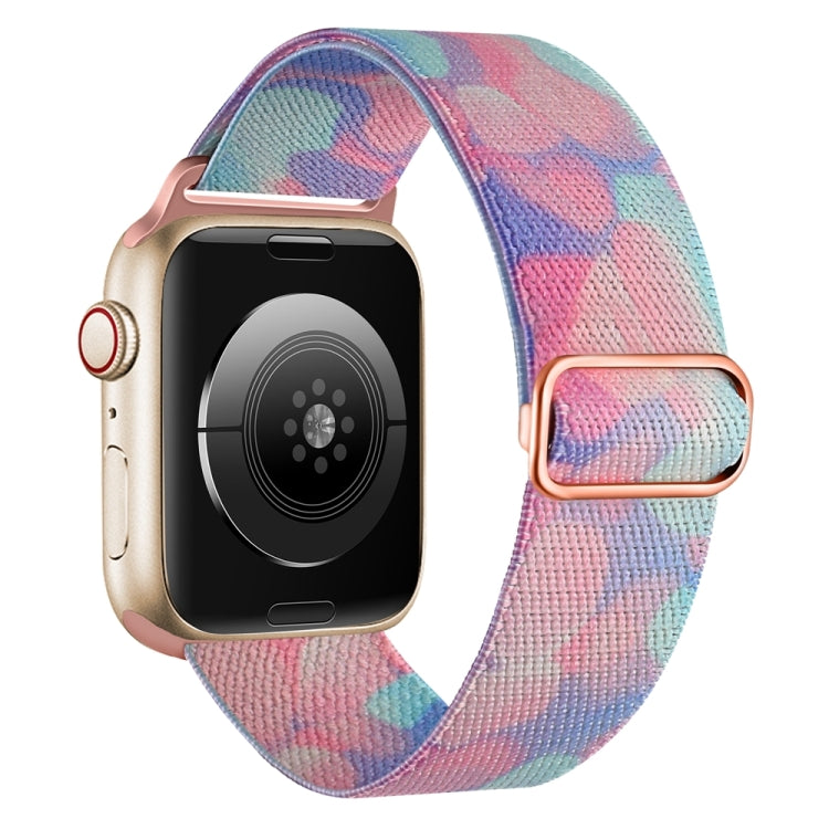 For Apple Watch SE 40mm Painted Pattern Nylon Replacement Watch Band(Water Fluid) - free shipping - PMc TechLife - Order now!