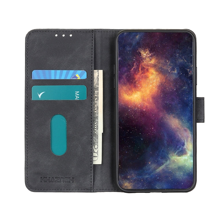 For Realme C67 4G KHAZNEH Retro Texture Leather Phone Case(Black) - free shipping - PMC TechLife - Order now!