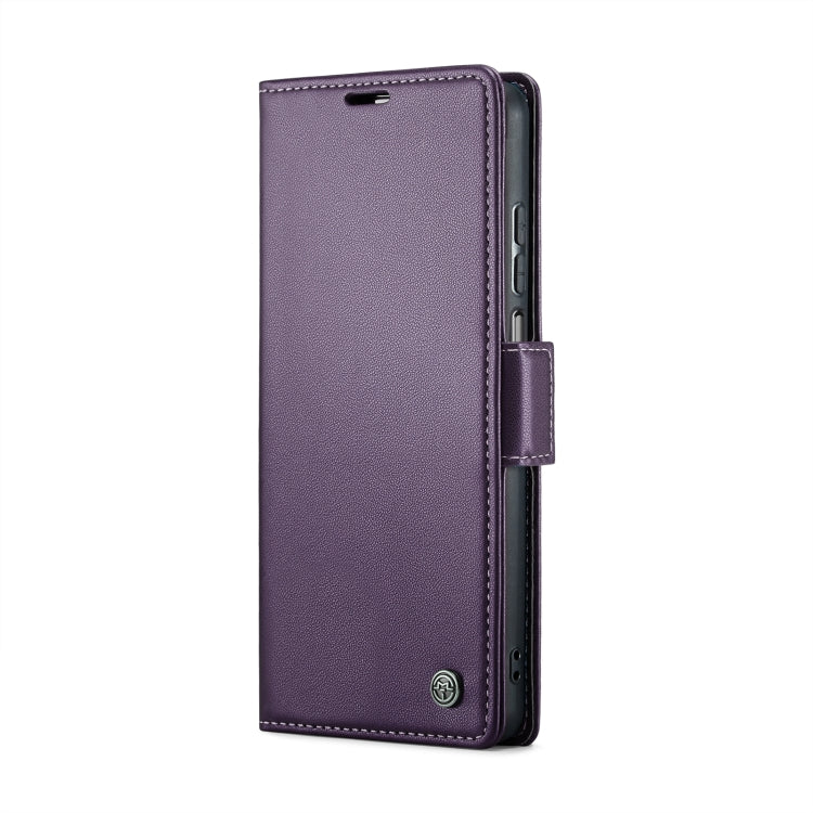 For Realme 10 Pro 5G CaseMe 023 Butterfly Buckle Litchi Texture RFID Anti-theft Leather Phone Case(Pearly Purple) - Realme Cases by CaseMe | Online Shopping South Africa | PMC Jewellery | Buy Now Pay Later Mobicred