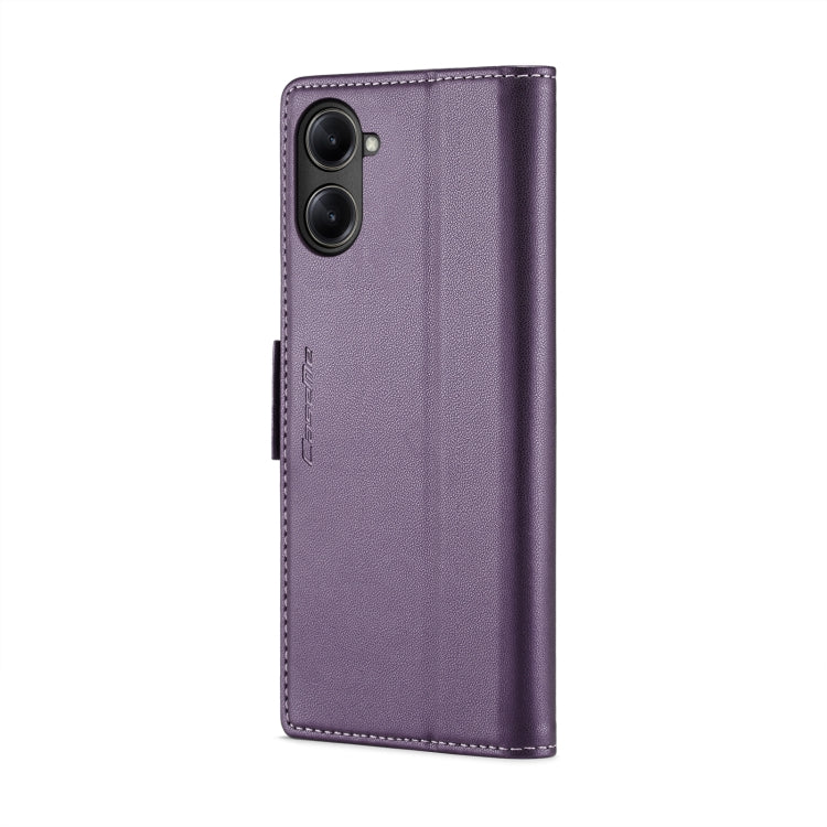 For Realme 10 Pro 5G CaseMe 023 Butterfly Buckle Litchi Texture RFID Anti-theft Leather Phone Case(Pearly Purple) - Realme Cases by CaseMe | Online Shopping South Africa | PMC Jewellery | Buy Now Pay Later Mobicred