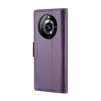 For Realme 11 Pro/11 Pro+ CaseMe 023 Butterfly Buckle Litchi Texture RFID Anti-theft Leather Phone Case(Pearly Purple) - Realme Cases by CaseMe | Online Shopping South Africa | PMC Jewellery | Buy Now Pay Later Mobicred