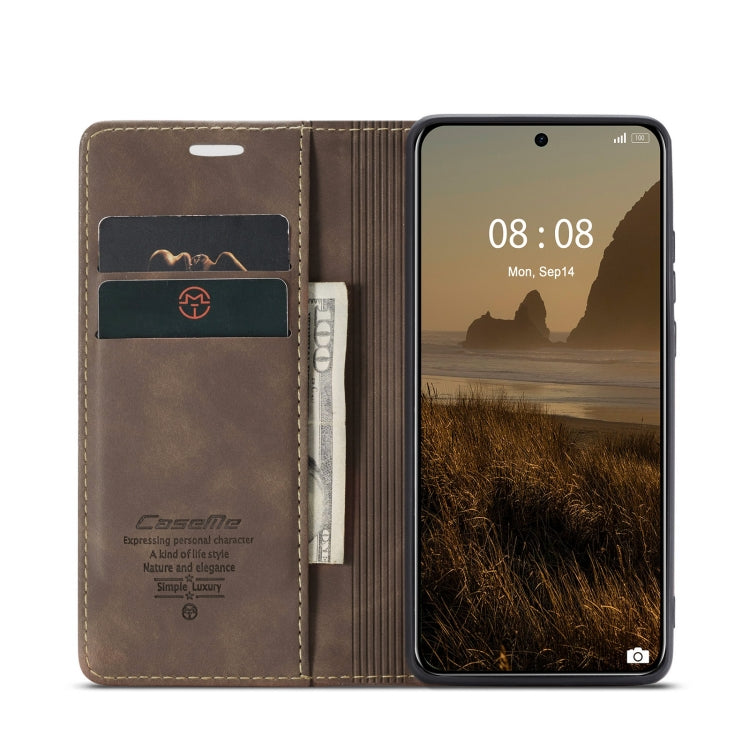 For Huawei Mate 60 CaseMe 013 Multifunctional Horizontal Flip Leather Phone Case(Coffee) - Huawei Cases by CaseMe | Online Shopping South Africa | PMC Jewellery | Buy Now Pay Later Mobicred