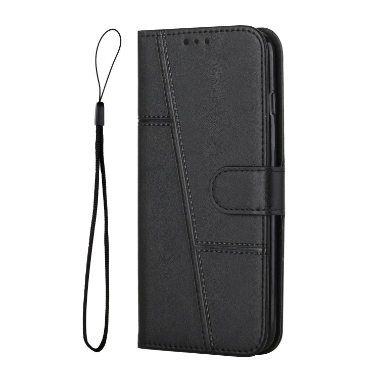 For Xiaomi Redmi K70 / K70 Pro Stitching Calf Texture Buckle Leather Phone Case(Black) - K70 Pro Cases by PMC Jewellery | Online Shopping South Africa | PMC Jewellery | Buy Now Pay Later Mobicred