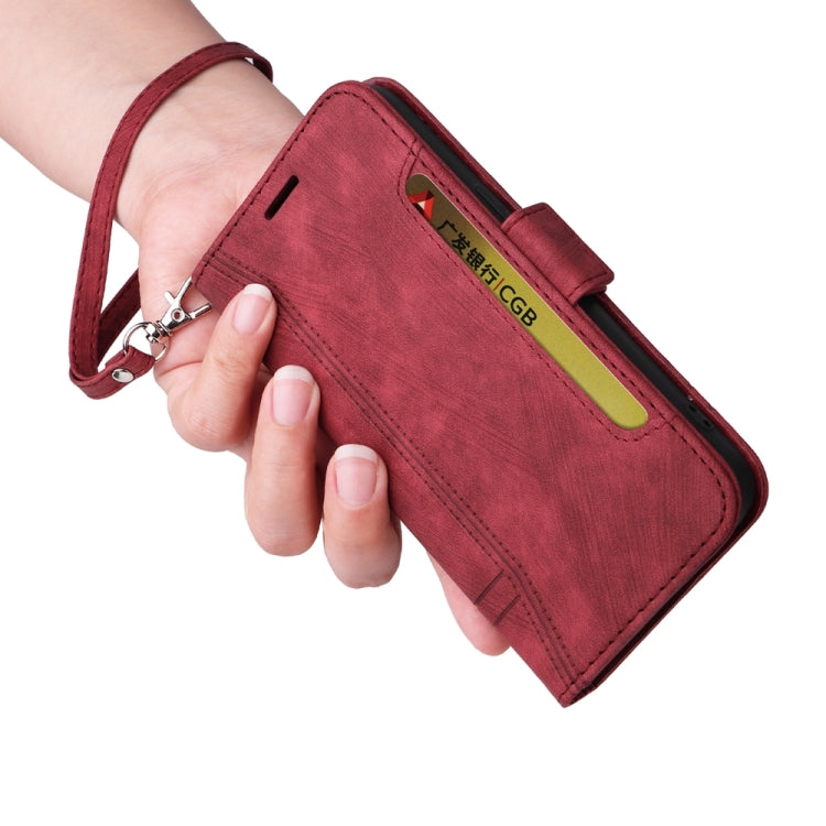 For iPhone 16 Plus BETOPNICE Dual-side Buckle Leather Phone Case(Red) - iPhone 16 Plus Cases by BETOPNICE | Online Shopping South Africa | PMC TechLife | Buy Now Pay Later Mobicred