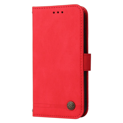 For iPhone 16 Skin Feel Life Tree Leather Phone Case(Red) - iPhone 16 Cases by PMC Jewellery | Online Shopping South Africa | PMC Jewellery | Buy Now Pay Later Mobicred