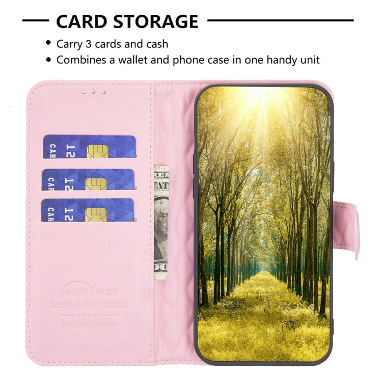 For iPhone 16 Diamond Lattice Wallet Flip Leather Phone Case(Pink) - iPhone 16 Cases by PMC TechLife | Online Shopping South Africa | PMC TechLife | Buy Now Pay Later Mobicred