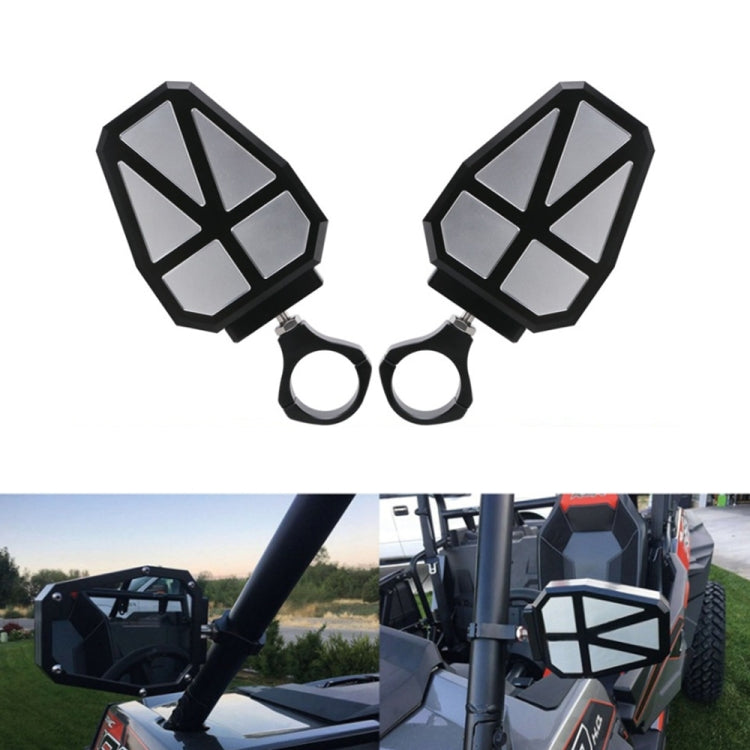 UTV-11 ATV / UTV Offroad Vehicle Rearview Mirror Side Mirror, Tube Diameter:1.75-2 inch Universal(Black) - Side Mirrors by PMC Jewellery | Online Shopping South Africa | PMC Jewellery