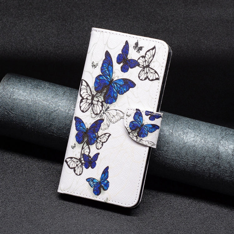 For iPhone 16 Plus Colored Drawing Pattern Flip Leather Phone Case(Butterflies) - iPhone 16 Plus Cases by PMC TechLife | Online Shopping South Africa | PMC TechLife | Buy Now Pay Later Mobicred