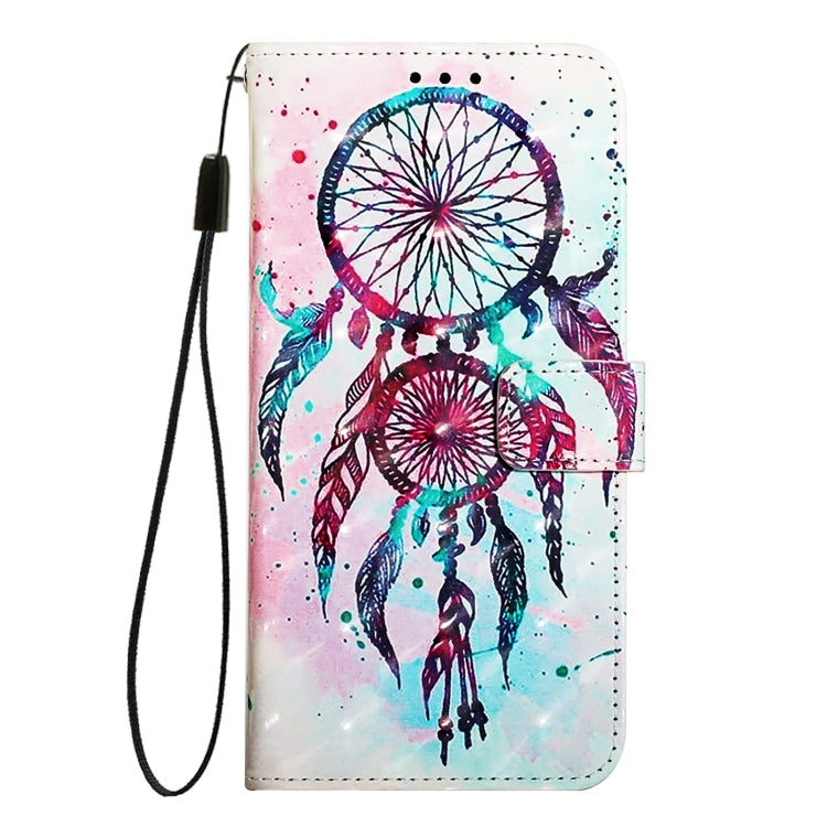 For iPhone SE 2024 3D Painting Horizontal Flip Leather Phone Case(Color Drop Wind Chimes) - More iPhone Cases by PMC Jewellery | Online Shopping South Africa | PMC Jewellery | Buy Now Pay Later Mobicred