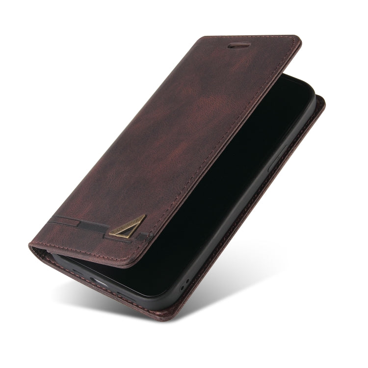 For Xiaomi Redmi 12C/11A Skin Feel Anti-theft Brush Horizontal Flip Leather Case with Holder(Brown) - Xiaomi Cases by PMC Jewellery | Online Shopping South Africa | PMC Jewellery | Buy Now Pay Later Mobicred