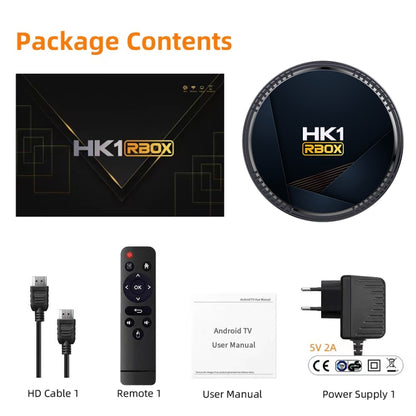 HK1RBOX H8-H618 Android 12.0 Allwinner H618 Quad Core Smart TV Box, Memory:4GB+64GB(US Plug) - Allwinner H6 by PMC Jewellery | Online Shopping South Africa | PMC Jewellery | Buy Now Pay Later Mobicred