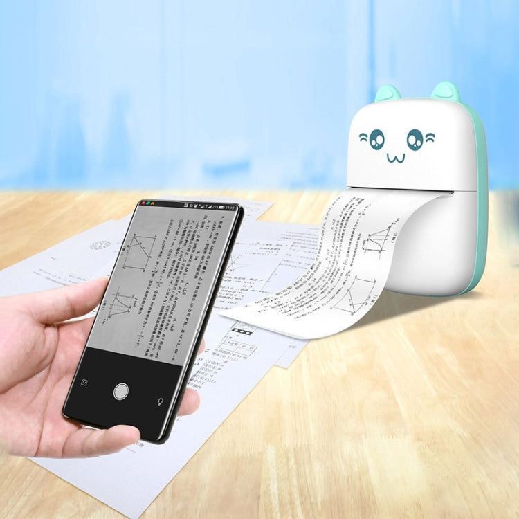 C9 Mini Bluetooth Wireless Thermal Printer With 10 Papers(Blue) - Printer by PMC Jewellery | Online Shopping South Africa | PMC Jewellery | Buy Now Pay Later Mobicred