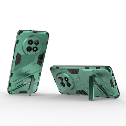 For Realme 12 5G Global Punk Armor 2 in 1 PC + TPU Phone Case with Holder(Green) - Realme Cases by PMC Jewellery | Online Shopping South Africa | PMC Jewellery | Buy Now Pay Later Mobicred