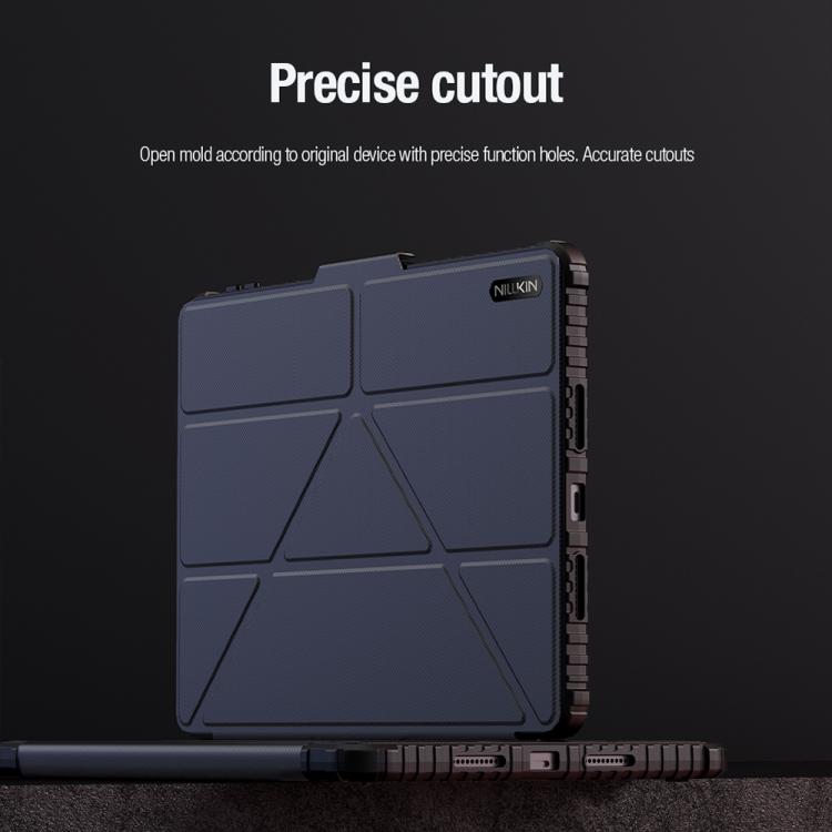 For Xiaomi Pad 7 / Pad 7 Pro NILLKIN Bumper Pro Camshield Tablet Leather Case(Black) - More Tablet Cases by NILLKIN | Online Shopping South Africa | PMc TechLife | Buy Now Pay Later Mobicred