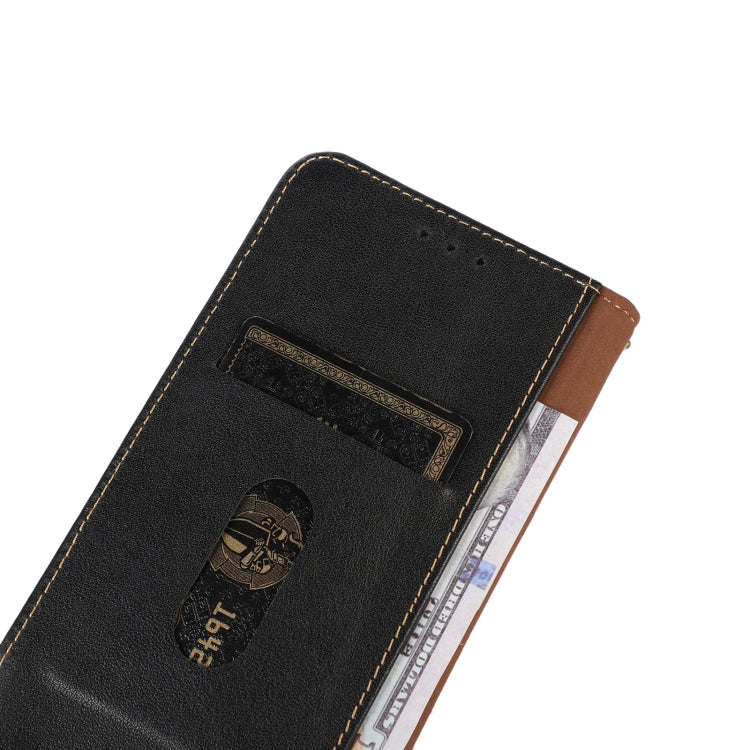 For Nokia C110 KHAZNEH Nappa Top Layer Cowhide Leather Phone Case(Black) - Nokia Cases by PMC TechLife | Online Shopping South Africa | PMC TechLife | Buy Now Pay Later Mobicred