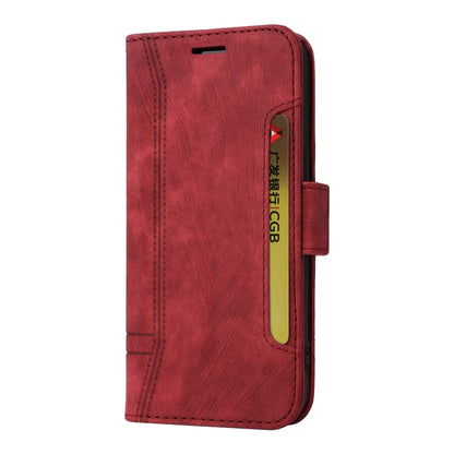 For Samsung Galaxy S24 BETOPNICE Dual-side Buckle Leather Phone Case(Red) - Galaxy Phone Cases by BETOPNICE | Online Shopping South Africa | PMC Jewellery | Buy Now Pay Later Mobicred