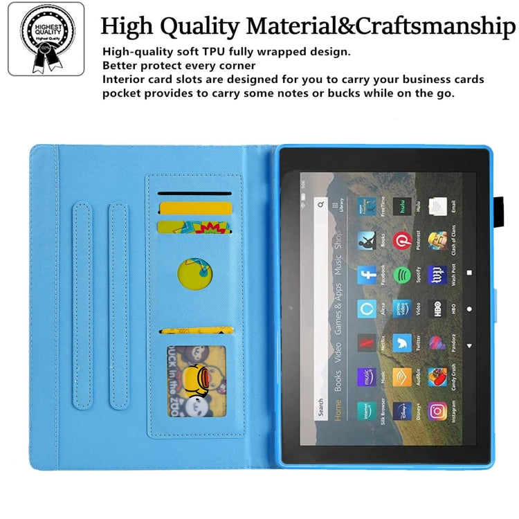 For Amazon Fire Max 11 2023 Colored Drawing Smart Leather Tablet Case(Fantasy Butterfly) - Amazon by PMC TechLife | Online Shopping South Africa | PMC TechLife | Buy Now Pay Later Mobicred