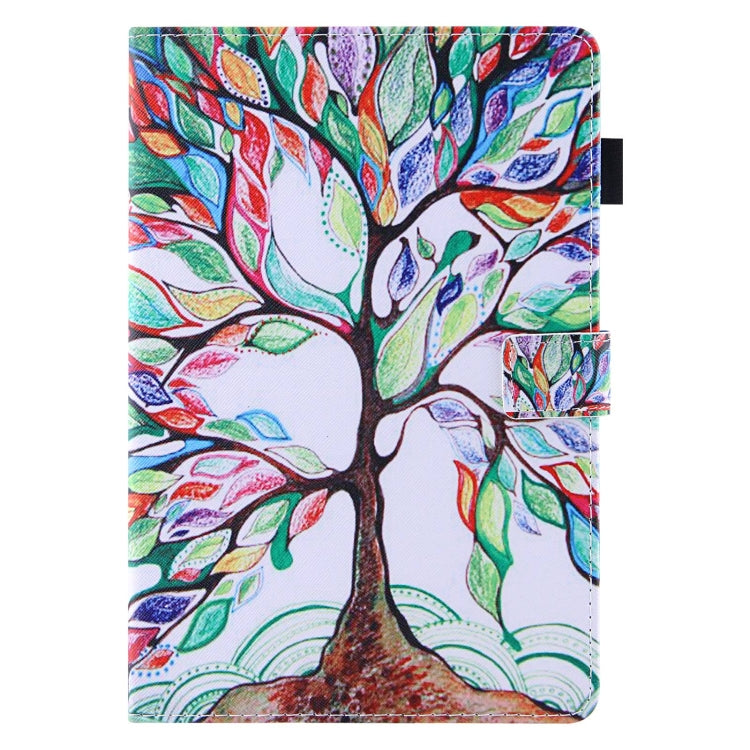 For Amazon Fire Max 11 2023 Colored Drawing Smart Leather Tablet Case(Life Tree) - Amazon by PMC TechLife | Online Shopping South Africa | PMC TechLife | Buy Now Pay Later Mobicred