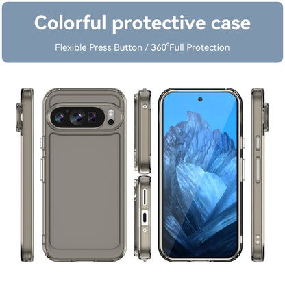 For Google Pixel 9 Candy Series TPU Phone Case(Transparent Grey) - Google Cases by PMC Jewellery | Online Shopping South Africa | PMC Jewellery | Buy Now Pay Later Mobicred