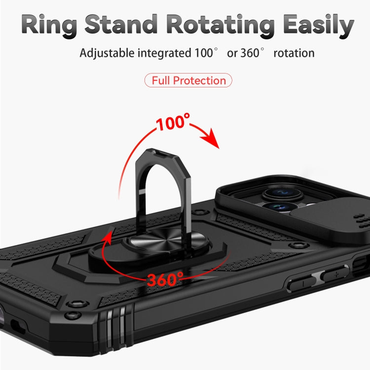 For iPhone 15 Sliding Camshield Holder Phone Case(Black) - free shipping - PMC TechLife - Order now!