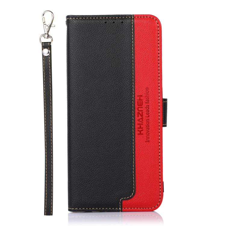 For iPhone 17 Pro Max KHAZNEH Litchi Texture Leather RFID Phone Case(Black) - free shipping - PMc TechLife - Order now!