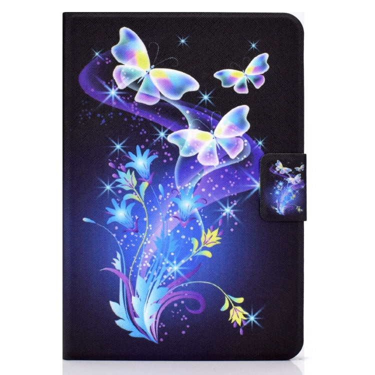 For Amazon Fire Max 11 2023 Colored Drawing Smart Leather Tablet Case(Butterfly Flower) - Amazon by PMC TechLife | Online Shopping South Africa | PMC TechLife | Buy Now Pay Later Mobicred