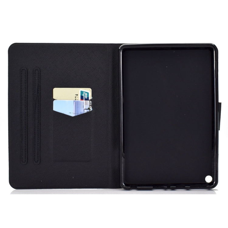 For Amazon Fire Max 11 2023 Colored Drawing Smart Leather Tablet Case(Butterfly Flower) - Amazon by PMC TechLife | Online Shopping South Africa | PMC TechLife | Buy Now Pay Later Mobicred