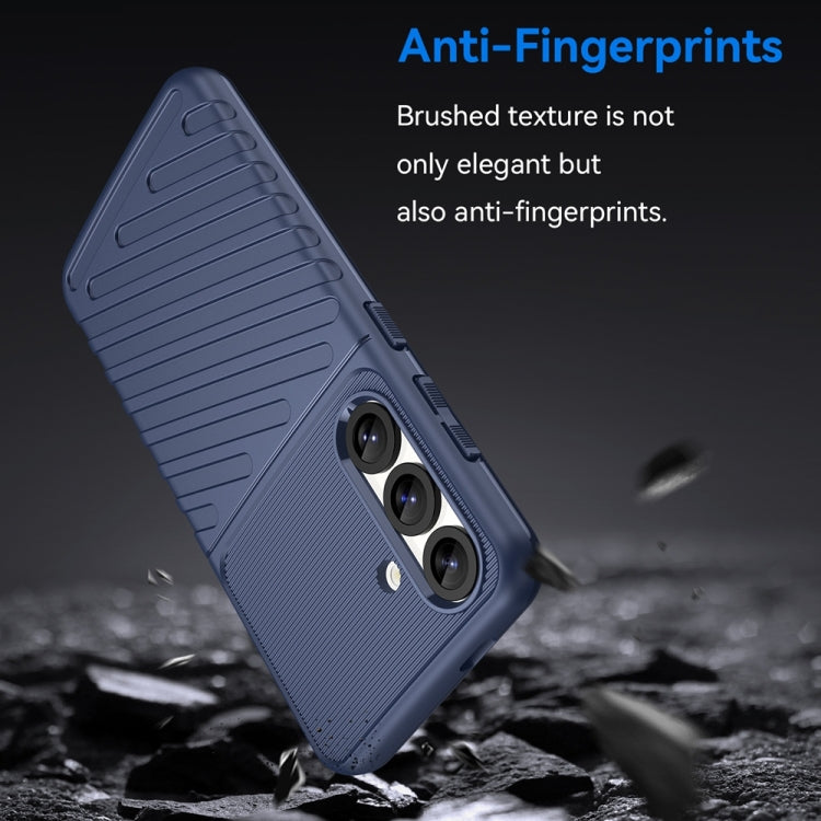 For Samsung Galaxy S25 5G Thunderbolt Shockproof TPU Phone Case(Blue) - Galaxy S25 5G Cases by PMC Jewellery | Online Shopping South Africa | PMC Jewellery | Buy Now Pay Later Mobicred