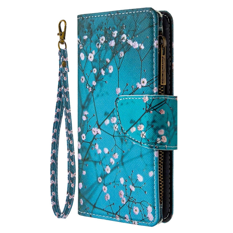 For Samsung Galaxy Note 10 Colored Drawing Pattern Zipper Horizontal Flip Leather Case with Holder & Card Slots & Wallet(Plum Blossom) - Galaxy Phone Cases by PMC Jewellery | Online Shopping South Africa | PMC Jewellery