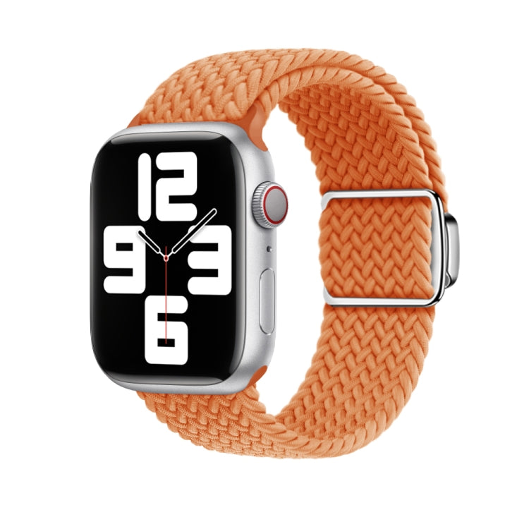 For Apple Watch Ultra 49mm Nylon Loop Magnetic Buckle Watch Band(Orange) - Watch Bands by PMC Jewellery | Online Shopping South Africa | PMC Jewellery | Buy Now Pay Later Mobicred