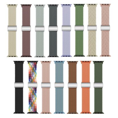 For Apple Watch Ultra 2 49mm Nylon Loop Magnetic Buckle Watch Band(Cowboy Rainbow) - Watch Bands by PMC Jewellery | Online Shopping South Africa | PMC Jewellery | Buy Now Pay Later Mobicred