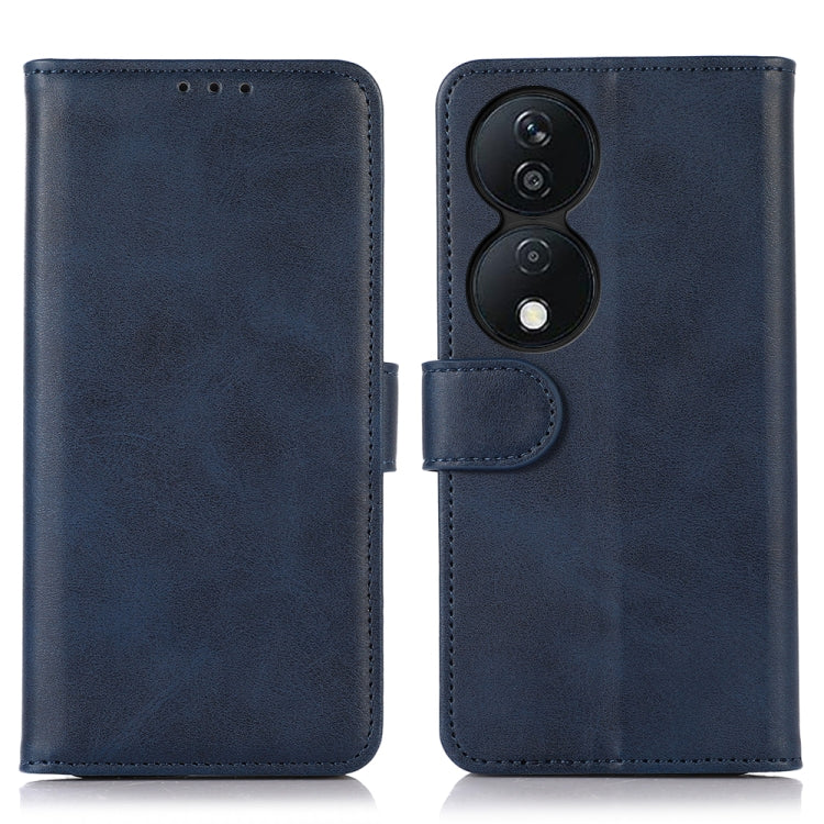 For Honor X7B / Huawei Enjoy 50 Plus Cow Texture Leather Phone Case(Blue) - Honor Cases by PMC TechLife | Online Shopping South Africa | PMC TechLife