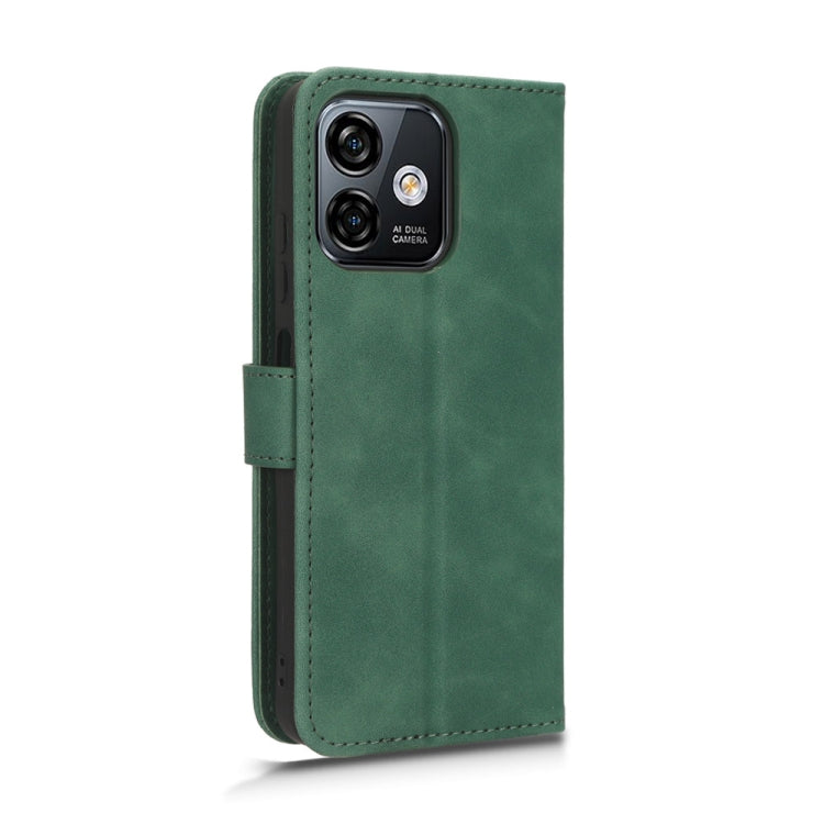 For Ulefone Note 16 Pro Skin Feel Magnetic Flip Leather Phone Case(Green) - Ulefone Cases by PMC Jewellery | Online Shopping South Africa | PMC Jewellery | Buy Now Pay Later Mobicred