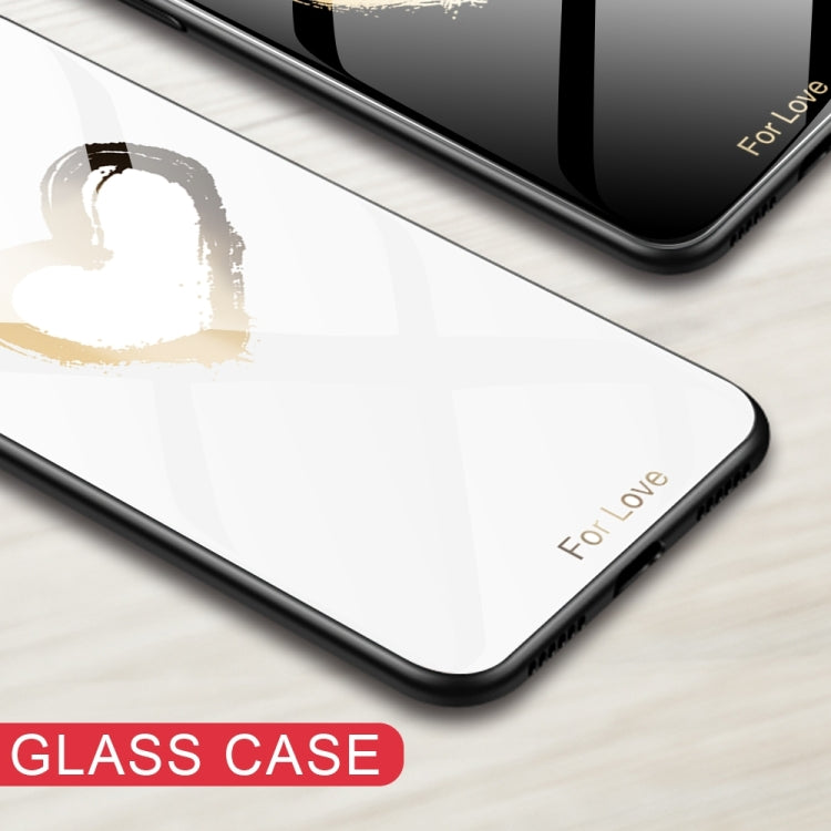 For iPhone 16 Pro Max Colorful Painted Glass Phone Case(Red Heart) - iPhone 16 Pro Max Cases by PMC TechLife | Online Shopping South Africa | PMC TechLife | Buy Now Pay Later Mobicred