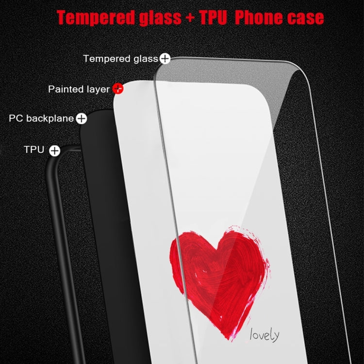 For iPhone 16 Pro Max Colorful Painted Glass Phone Case(Purple Sky) - iPhone 16 Pro Max Cases by PMC TechLife | Online Shopping South Africa | PMC TechLife | Buy Now Pay Later Mobicred