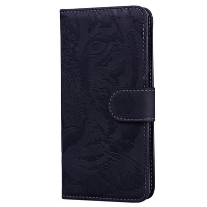 For iPhone 16 Pro Max Tiger Embossing Pattern Leather Phone Case(Black) - iPhone 16 Pro Max Cases by PMC Jewellery | Online Shopping South Africa | PMC Jewellery | Buy Now Pay Later Mobicred