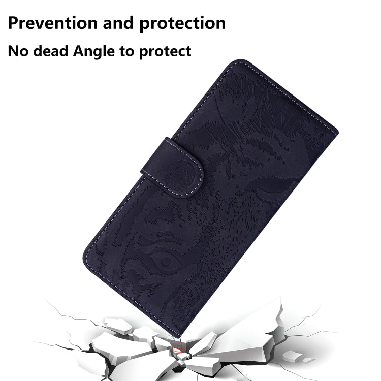 For iPhone 16 Pro Max Tiger Embossing Pattern Leather Phone Case(Black) - free shipping - PMC TechLife - Order now!