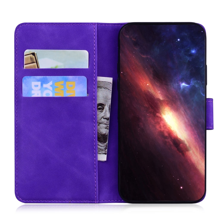 For Xiaomi Redmi K70E / Poco X6 Pro Skin Feel Pure Color Flip Leather Phone Case(Purple) - K70E Cases by PMC Jewellery | Online Shopping South Africa | PMC Jewellery | Buy Now Pay Later Mobicred