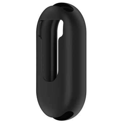 For Xiaomi Mi Band 8 Pure Color Silicone Watch Protective Case(Black) - Watch Cases by PMC Jewellery | Online Shopping South Africa | PMC Jewellery