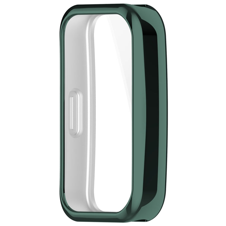 For Huawei Band 8 Full Coverage TPU Electroplating Watch Protective Case(Green) - Watch Cases by PMC TechLife | Online Shopping South Africa | PMC TechLife