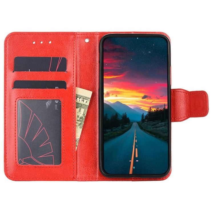 For Huawei Pura 70 Ultra 5G Crystal Texture Leather Phone Case(Red) - Huawei Cases by PMC Jewellery | Online Shopping South Africa | PMC Jewellery | Buy Now Pay Later Mobicred