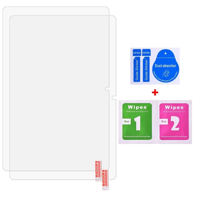 For Doogee T30E 10.1 2pcs 9H 0.3mm Explosion-proof Tempered Glass Film - Others by PMC TechLife | Online Shopping South Africa | PMC TechLife | Buy Now Pay Later Mobicred